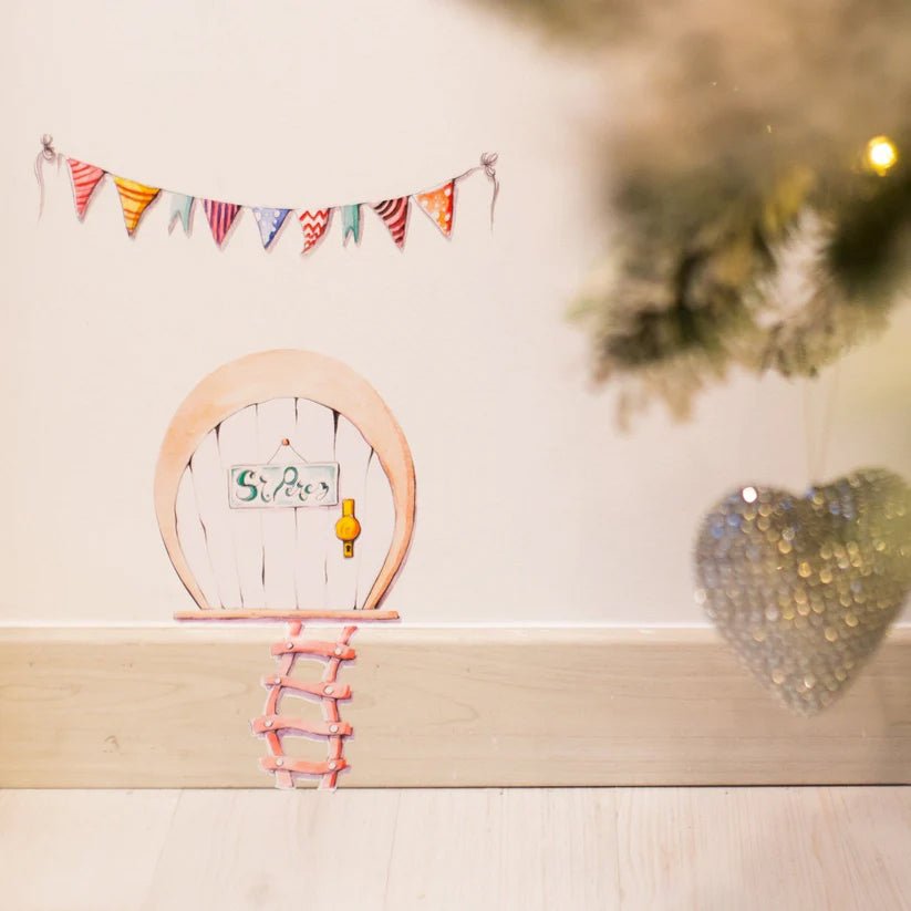 Vinilo Infantil Puerta Ratoncito Pérez Sueños de Cigüeña - Nanetes